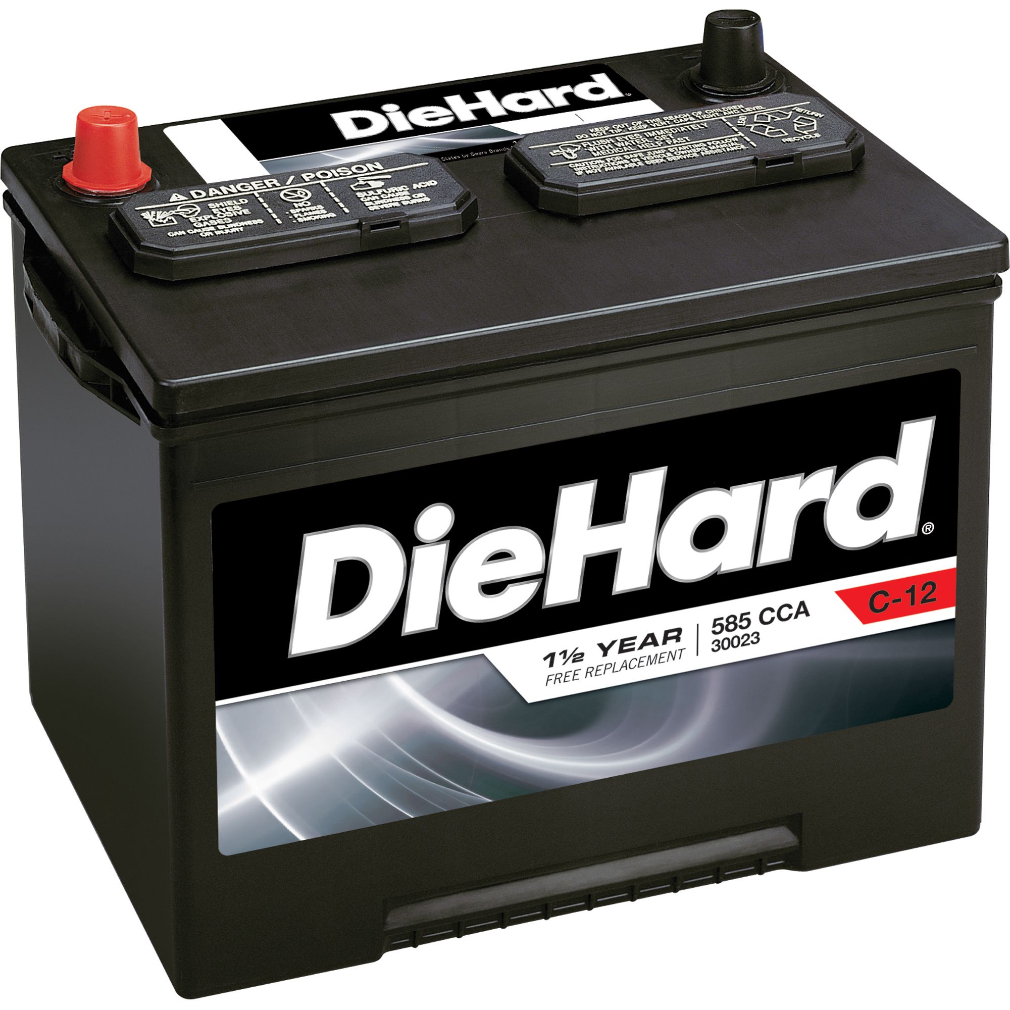 Die Hard Battery Group Size Chart